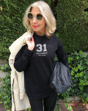 Load image into Gallery viewer, 31 RUE CAMBON NEW DESIGN Black Sweatshirt