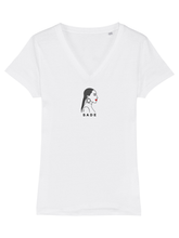 Load image into Gallery viewer, SADE ADU | The White V-Neck