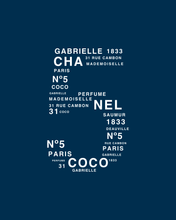 Load image into Gallery viewer, FIVE, THE LUCKY NUMBER OF COCO Navy  Blue T-Shirt