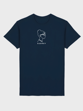Load image into Gallery viewer, AUDREY HEPBURN | The Blue Navy T-Shirt