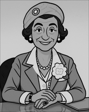 Load image into Gallery viewer, COCO CAMELLIA Organic V-Neck Black T-Shirt