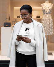 Load image into Gallery viewer, COCO CHANEL STYLE ICON  White Sweatshirt