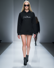 Load image into Gallery viewer, J&#39;ADORE DIOR LOGO REVIVAL Black Hoodie