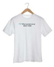 Load image into Gallery viewer, 727 FIFTH AVENUE NEW YORK  White T-Shirt