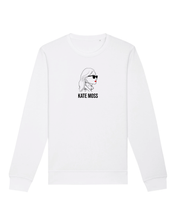 Load image into Gallery viewer, KATE MOSS SILHOUETTE White Sweatshirt