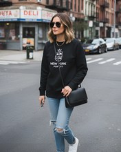 Load image into Gallery viewer, NEW YORK, POP CITY Black Sweatshirt