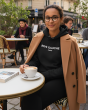 Load image into Gallery viewer, RIVE GAUCHE | PARIS Black Hoodie