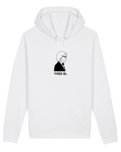 Load image into Gallery viewer, YVES SAINT LAURENT SILHOUETTE White Hoodie