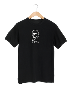 YVES SILHOUETTE Black T-Shirt