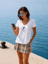 Load image into Gallery viewer, SADE ADU | The White V-Neck