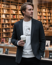 Load image into Gallery viewer, AUDREY HEPBURN SILHOUETTE White Sweatshirt