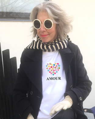 AMOUR White Sweatshirt