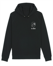 Load image into Gallery viewer, MICK JAGGER SILHOUETTE Black Hoodie Small Logo