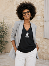 Load image into Gallery viewer, COCO CHANEL | The Black V-Neck