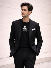 Load image into Gallery viewer, KARL LAGERFELD | THE THINKER | The Black T-Shirt