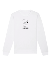 Load image into Gallery viewer, AUDREY HEPBURN SILHOUETTE White Sweatshirt
