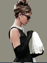 Load image into Gallery viewer, AUDREY HEPBURN | The Blue Navy T-Shirt