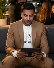 Load image into Gallery viewer, KATE MOSS SILHOUETTE White Sweatshirt