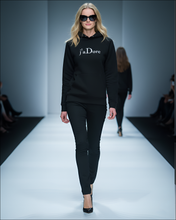 Load image into Gallery viewer, J&#39;ADORE DIOR LOGO REVIVAL Black Hoodie