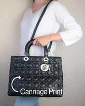 Load image into Gallery viewer, TRIBUTE TO DIOR CANNAGE PRINT Black Sweatshirt