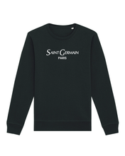 Load image into Gallery viewer, SAINT LAURENT GERMAIN PARIS Black Sweatshirt