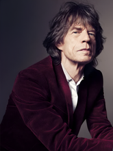 Load image into Gallery viewer, MICK JAGGER | The White Organic V-Neck