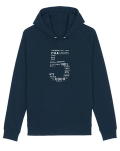 FIVE, THE LUCKY NUMBER OF COCO French Navy Hoodie