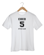 Load image into Gallery viewer, COCO 5 STYLE CLUB White T-Shirt