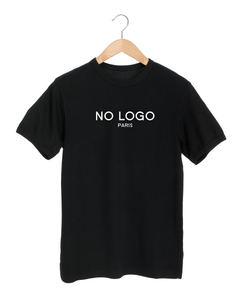 NO LOGO (QUIET LUXURY) Black T-Shirt