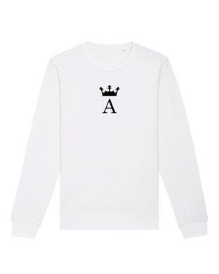 A  ROYAL MONOGRAM White Sweatshirt