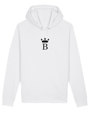 Load image into Gallery viewer, B ROYAL MONOGRAM White Hoodie