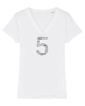 Load image into Gallery viewer, FIVE, THE LUCKY NUMBER OF COCO Organic V-Neck T-Shirt