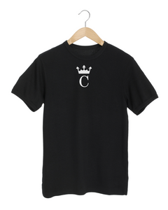 C ROYAL MONOGRAM Black T-Shirt