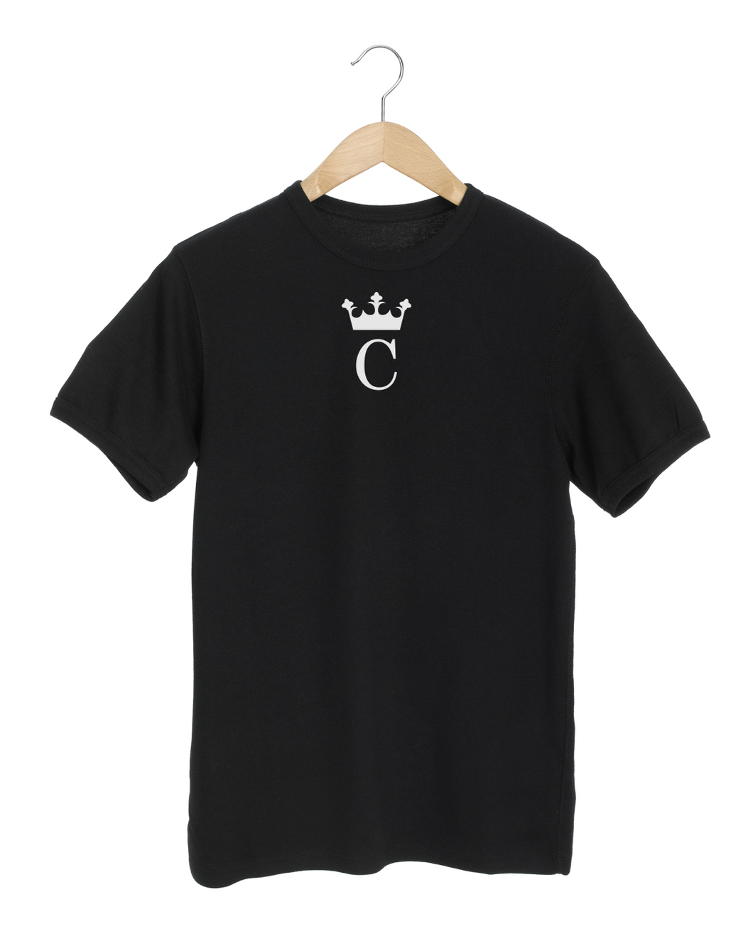 C ROYAL MONOGRAM Black T-Shirt