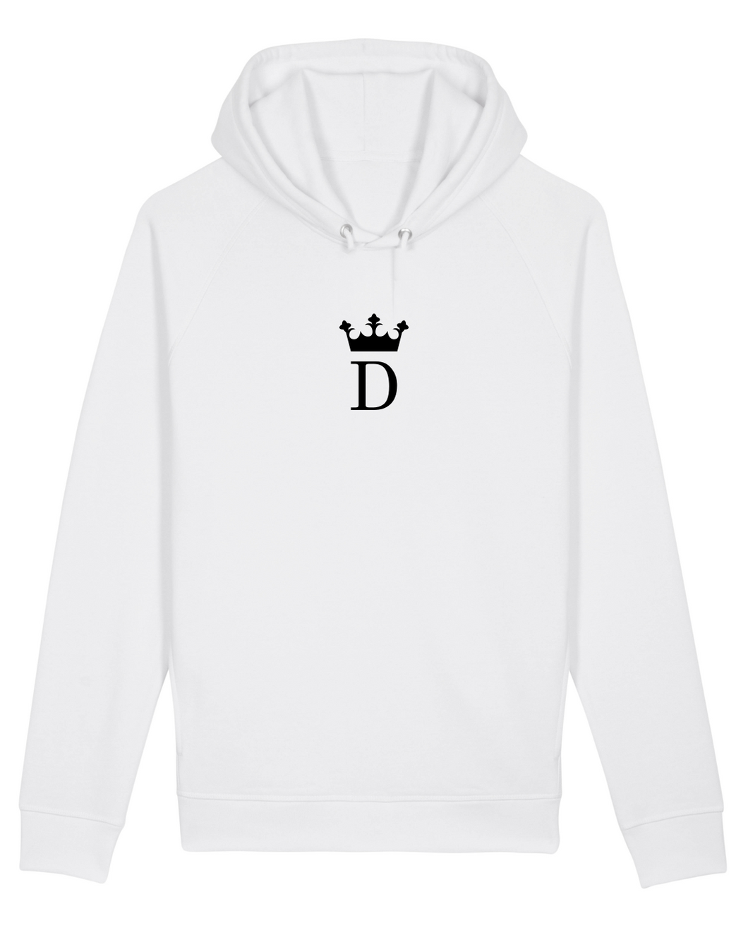 D ROYAL MONOGRAM White Hoodie