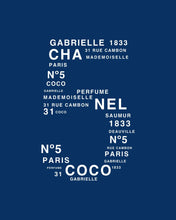 Load image into Gallery viewer, FIVE, THE LUCKY NUMBER OF COCO French Navy Hoodie