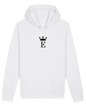 Load image into Gallery viewer, E ROYAL MONOGRAM White Hoodie