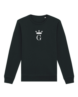 G ROYAL MONOGRAM Black Sweatshirt