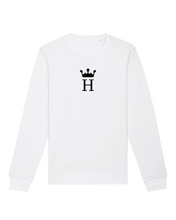 Load image into Gallery viewer, H ROYAL MONOGRAM White Sweatshirt