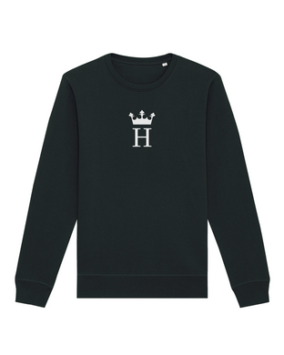 H ROYAL MONOGRAM Black Sweatshirt