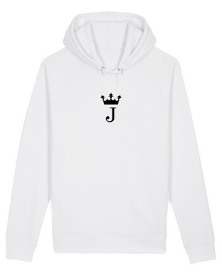 J ROYAL MONOGRAM White Hoodie