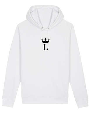 L ROYAL MONOGRAM White Hoodie