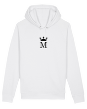 Load image into Gallery viewer, M ROYAL MONOGRAM White Hoodie