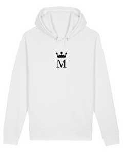 M ROYAL MONOGRAM White Hoodie