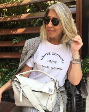 HAUTE COUTURE PARIS White T-Shirt