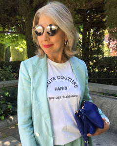 HAUTE COUTURE PARIS White T-Shirt