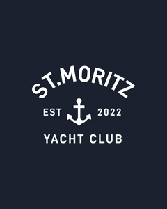 ST.MORITZ YACHT CLUB Blue Navy T-Shirt
