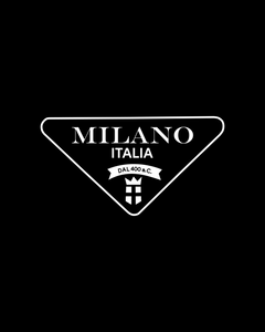 MILANO | ITALIA  Organic Tank Top Black T-Shirt