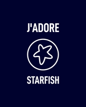 Load image into Gallery viewer, J&#39;ADORE STARFISH Navy Blue Sweatshirt