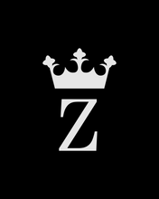 Load image into Gallery viewer, Z ROYAL MONOGRAM Black Hoodie